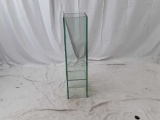 GREEN GLASS VASE BY ACCENT DECOR | 25 X 25 X 85 CM