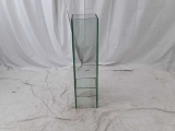 GREEN GLASS VASE BY ACCENT DECOR | 25 X 25 X 85 CM