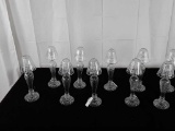 10 RIBBED GLASS LAMP TEALITE HOLDERS - 4