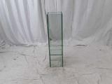 GREEN GLASS VASE BY ACCENT DECOR | 25 X 25 X 85 CM
