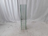 GREEN GLASS VASE, ACCENT DECOR | 25 X 25 X105.5 CM