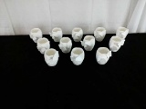 12 CERAMIC VOTIVES WITH BUTTERFLIES - 3