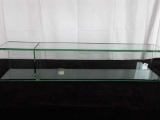 GREEN GLASS VASE, ACCENT DECOR | 25 X 25 X105.5 CM