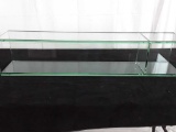 GREEN GLASS VASE, ACCENT DECOR | 25 X 25 X105.5 CM