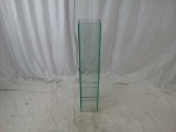 GREEN GLASS VASE, ACCENT DECOR | 25 X 25 X105.5 CM