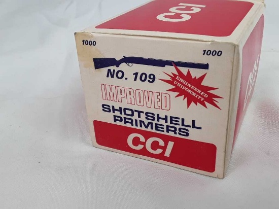 1 BOX #109 IMPROVED SHOTSHELL PRIMERS