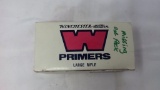 9 BOXES WINCHESTER NO. 8 1/2-120 PRIMERS