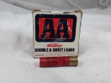 1 BOX WESTERN AA SKEET LOADS 28 GAUGE AMMO