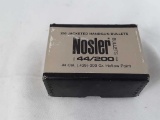 1 BOX OF NOSLER .44 CAL BULLETS