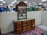 Victoria Oak Dresser w/ Mirror