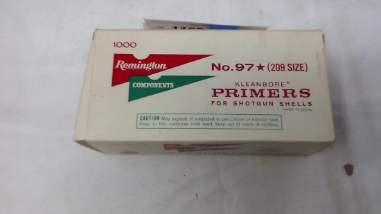 1 BOX OF 209 REMINGTON PRIMERS