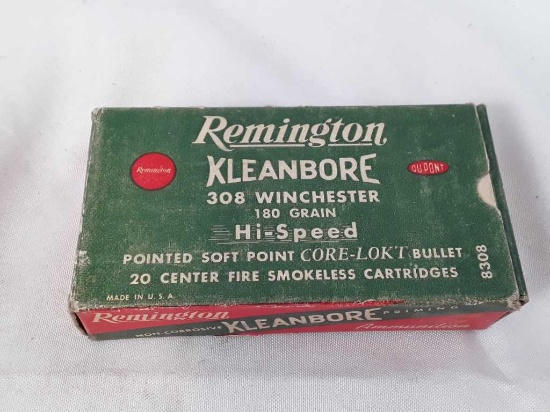 1 BOX OF 308 WINCHESTER AMMO