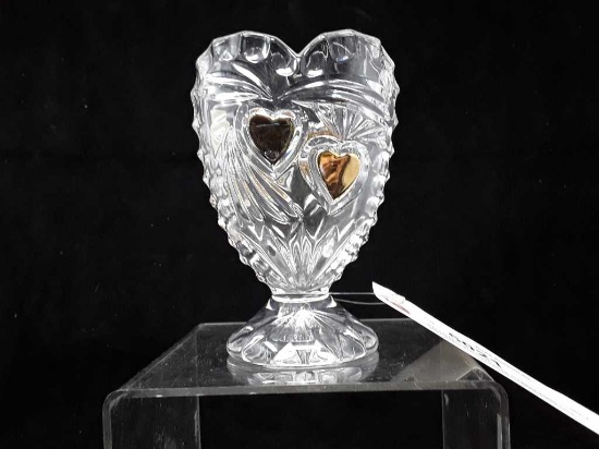 CRYSTAL ANNA HUTTE CANDY DISH