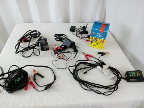 Bag of 12V Battery Float Chargers