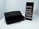 10 CASSETE TAPES WITH SOFT CARRYING CASE