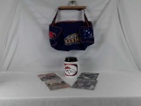 MISC BRONCOS ITEMS, LARGE CUP, MAGAZINES, DUFFLE