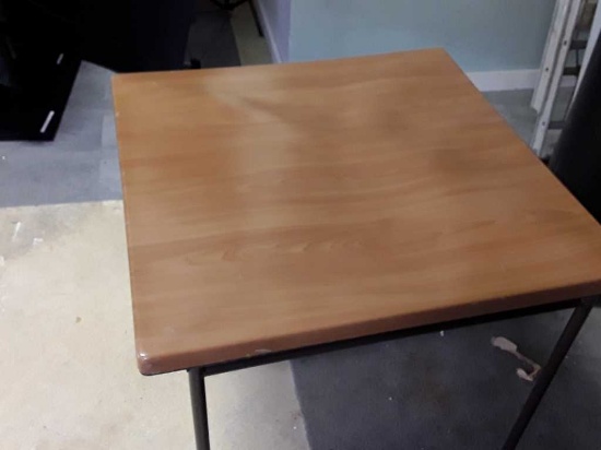 FOLDING SQUARE TABLE, WORK BENCH