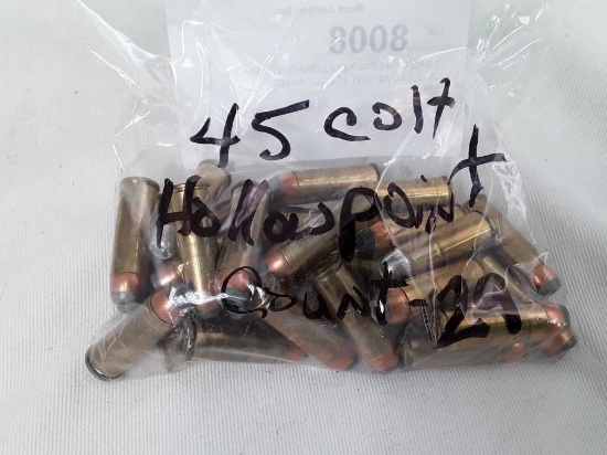 1 BAG OF 45 COLT HOLLOWPOINT AMMO