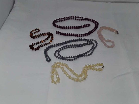 Beaded Necklaces Group of 5