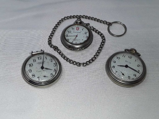 Bull's Eye, Westclox, Calvin Hill Pocket Watches