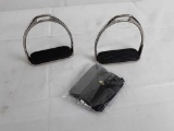 STIR 125/050 ENGLISH SAFETY STIRRUPS W/ EXTRA PADS