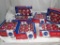 7 Boxes Coby Red Glass Ornaments 12 Dozen Ea