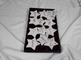 Dream, Wish, Love, Believe Ceramic Star Set of 12