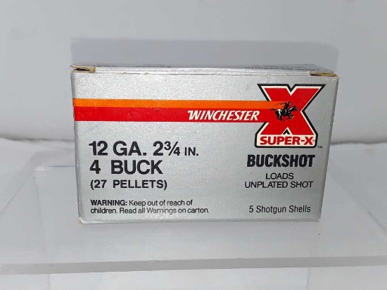 1 BOX WINCHESTER SUPER-X 12 GA. SHOTGUN SHELLS