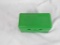 GREEN CASE-GARD WITH 222 REM BRASS CASINGS