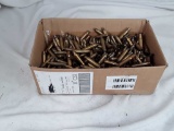 1 BOX OF 223 REM AND 30-30 WIN BRASS CASINGS