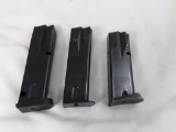 Set of 3 9MM Caliber Magazines