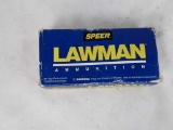 1 BOX OF LAWMAN 40 S&W BRASS CASINGS