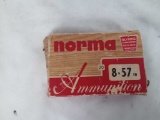 1 BOX NORMA 8 X 57 JR AMMO