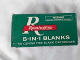 1 BOX REMINGTON 5-IN-1 BLANK AMMO