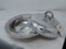 SILVER PLATE SERVING DISH W/PYREX INSERT