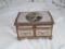 WOODEN MUSIC JEWELRY BOX REMOVABLE DRAWER