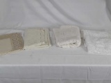 Lot of Vintage Lace Table Cloths.