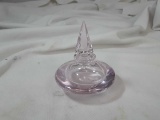 LIGHT PINK PERFUME BOTTLE WITH STOPPER