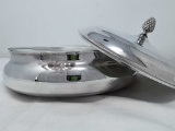 3 PIECE SILVER PLATED SHEFFIELD COVERED CASSEROLE