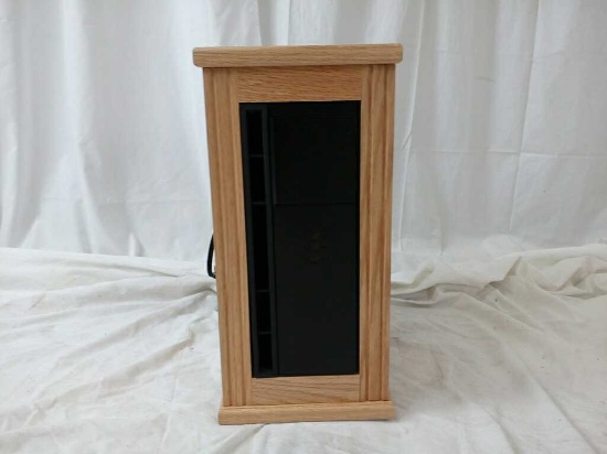 LIGHT WOOD COLORED MOVABLE HEATER