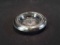 VIINTAGE CUT GLASS COASTER W/SILVER RIM ENGLISH 98