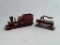 WOODEN TRAIN AND METAL TRUCK STYLE NUT CRACKER