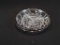 NICE HEAVY CUT GLASS DIVIDED SERVING DISH