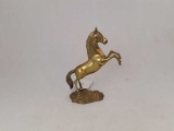 BRASS STALION STATUE