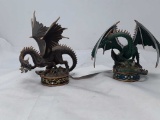 2 TREASURE DRAGONS NUMBERED BOTH HOLDING A 