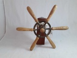 UNIQUE DECOR,  SHIP HELM/STEERING WHEEL