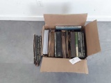 BOX OF VINTAGE BOOKS OF RECORDS