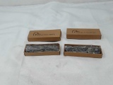 PAIR OF DUCKS UNLIMITED FOLDING CAMO KNIVES IN BOX