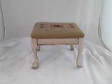 VINTAGE NEEDLEPOINT FOOT STOOL