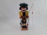 WOODEN SCOTTISH LOOK, FISHERMAN NUTCRACKER